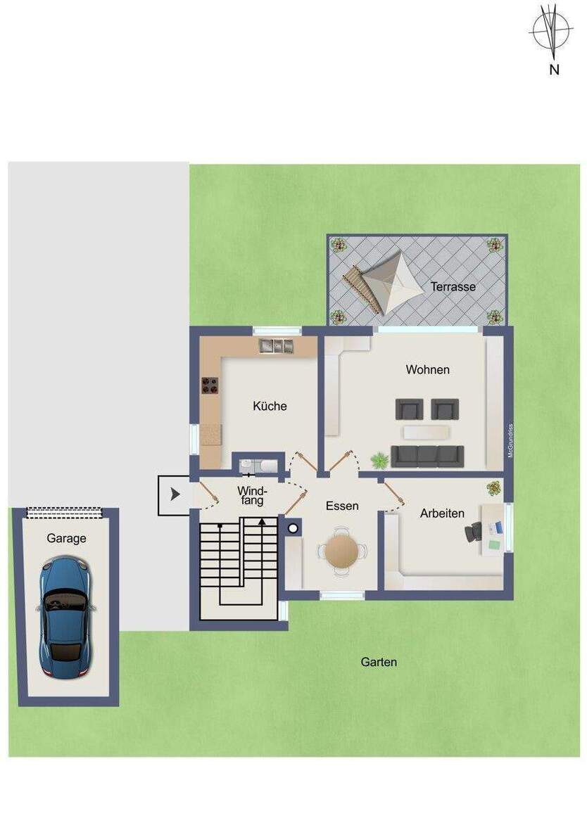 Charmantes Einfamilienhaus mit großem Garten und Potenzial in Regensburg-Reinhausen 6 zimmer