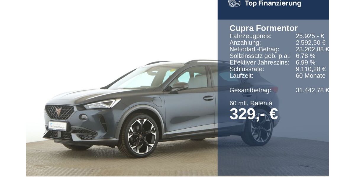 Cupra Formentor 49.892 km 25.925 &euro; Jesteburg 21266