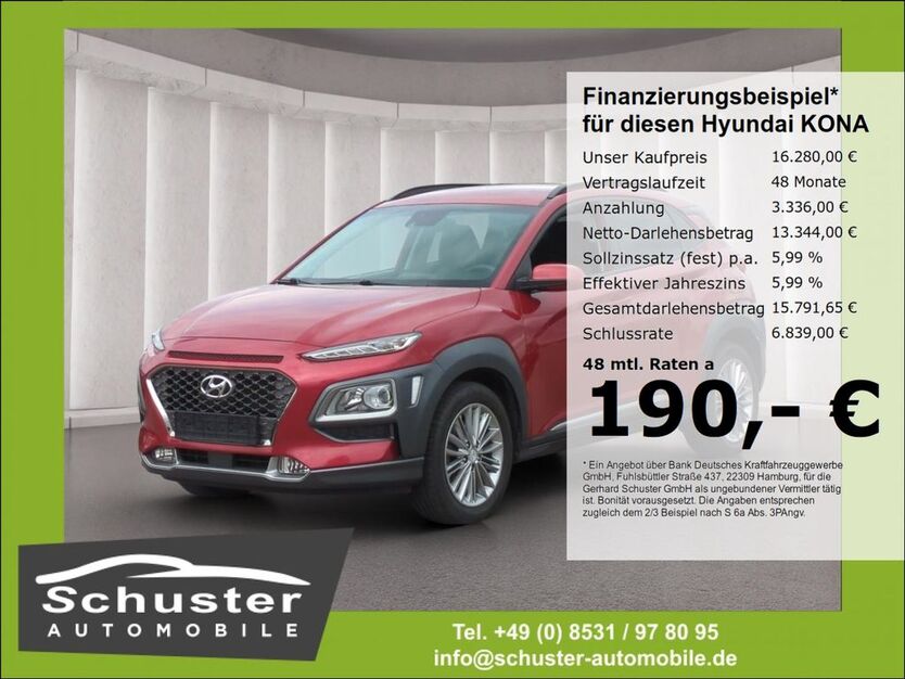 Hyundai KONA 59.334 km 16.280 € Ruhstorf 94099