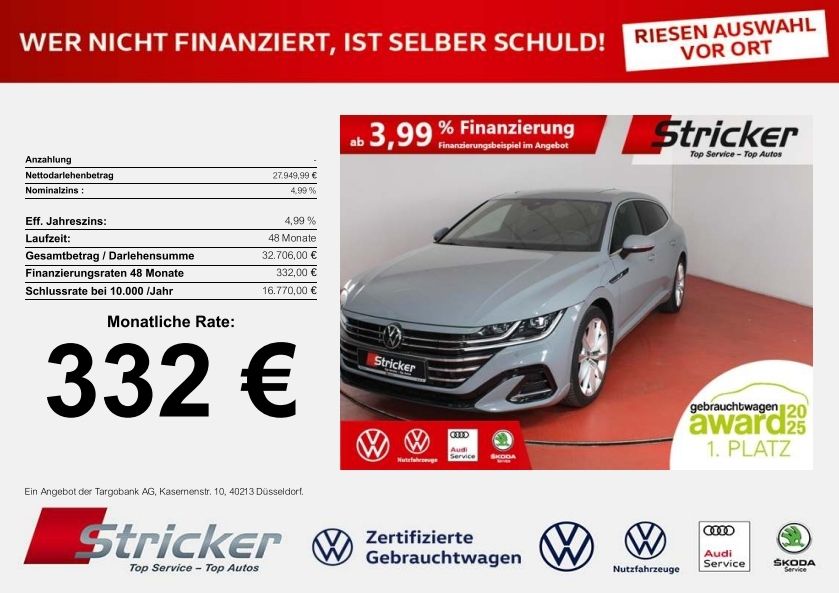 VW Arteon 33.528 km 27.949 &euro; Detmold 32760
