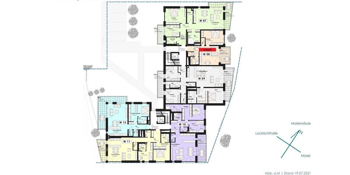 Großzügige helle Wohnung im KFW 40 Sparhaus Trier mit Top Verkehranbindung Luxemburg - Etagenwohnung Trier Feyen-Weismark | Angebot:27266457