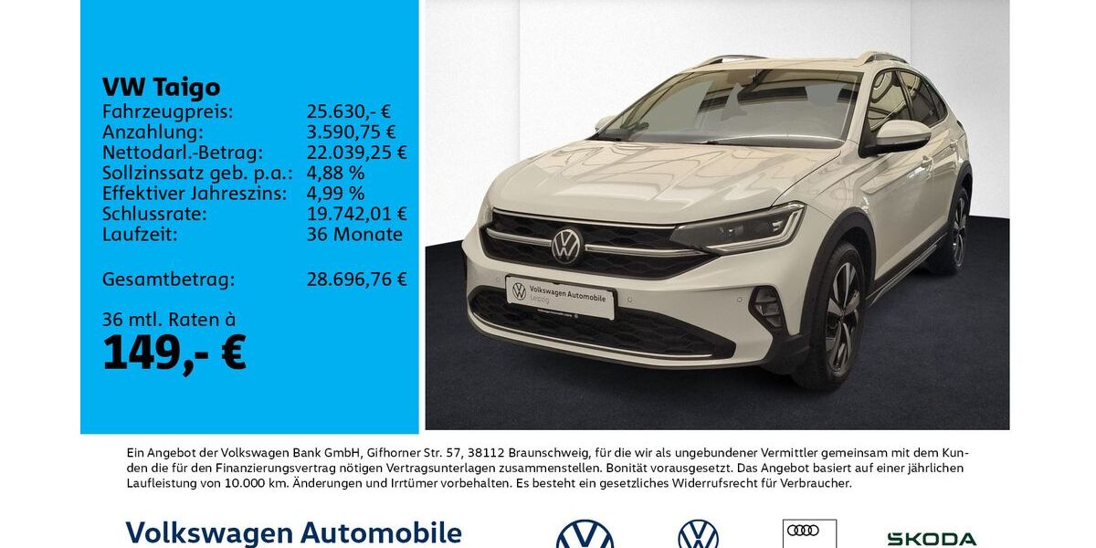 VW Taigo 10.000 km 25.630 &euro; Leipzig 04178