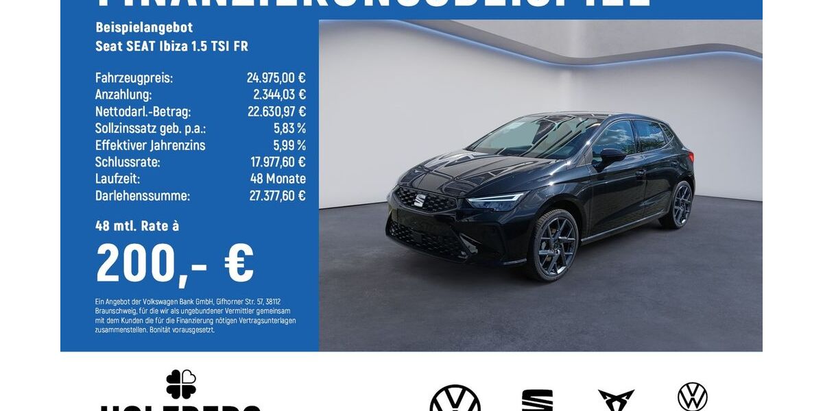 Seat Ibiza 1.500 km 24.975 &euro; Braunschweig 38114