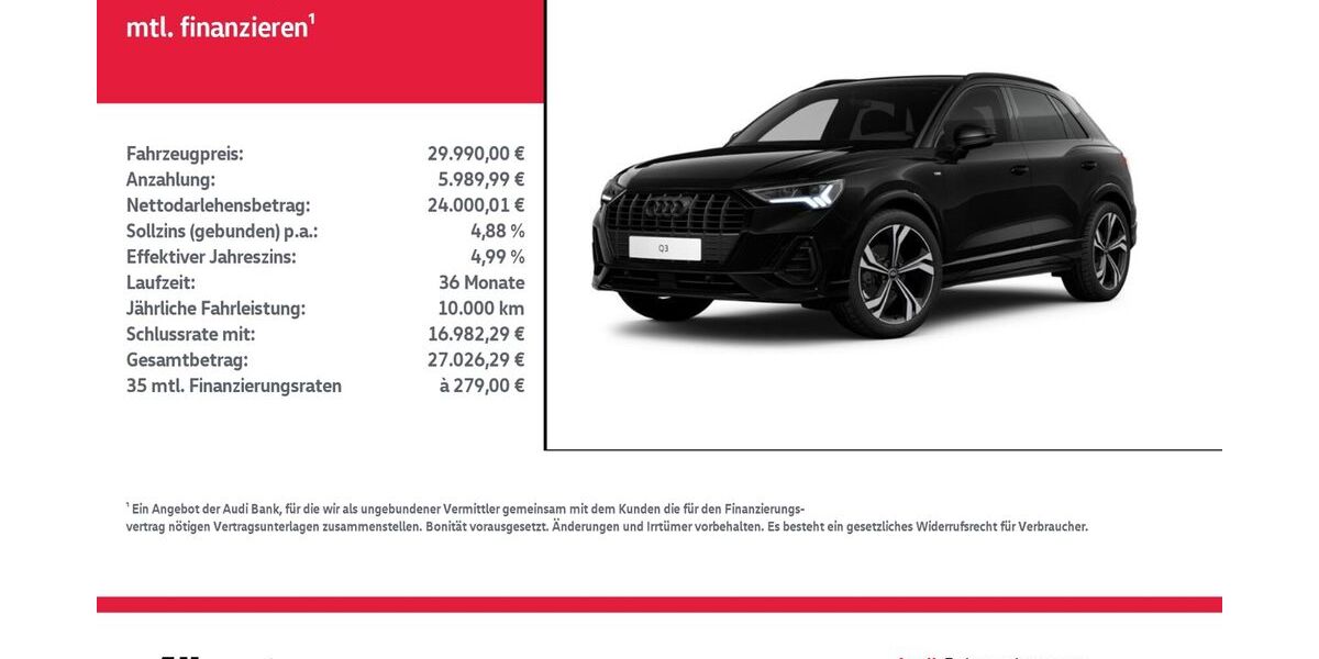 Audi Q3 65.314 km 29.990 &euro; Nordhausen 99734