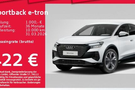 Audi Q4 e-tron 2.123 km 45.689 &euro; Eching 85386
