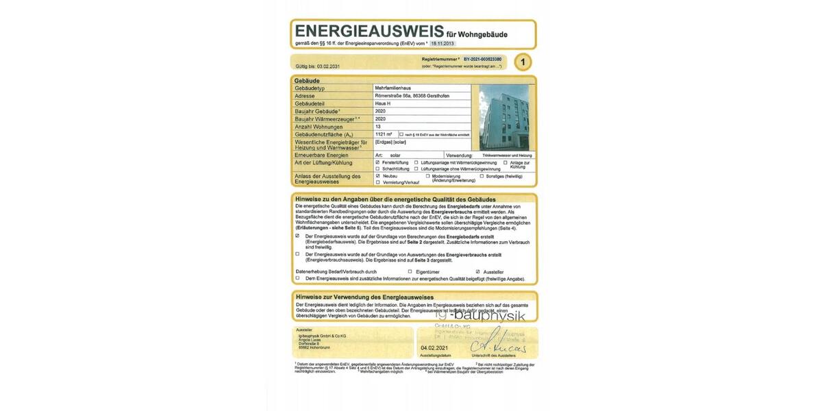 Etagenwohnung Gersthofen - 3.5 Zimmer, 86 m&sup2;, 459.775&euro; | Angebot:25409087