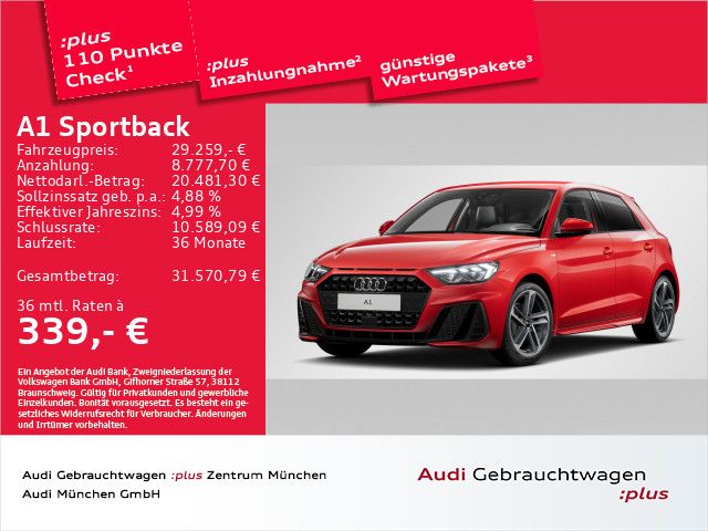 Audi A1 1.795 km 29.259 &euro; Eching 85386