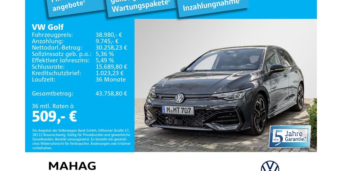 VW Golf 3.000 km 38.980 &euro; München 81825