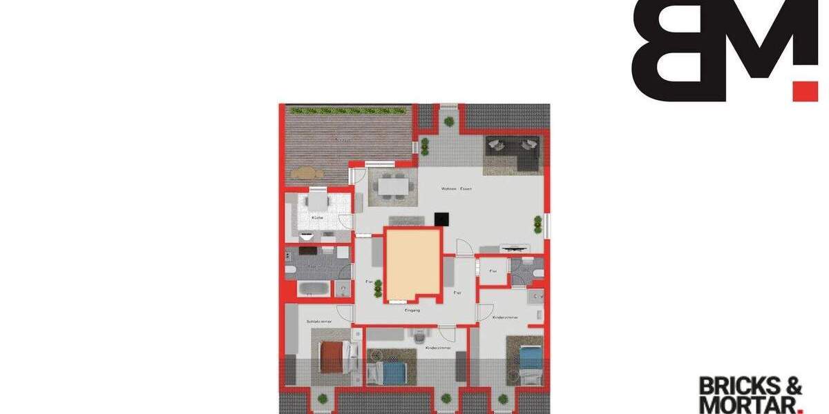 Etagenwohnung Aichach - 4 Zimmer, 132 m&sup2;, 495.000&euro; | Angebot:25733535