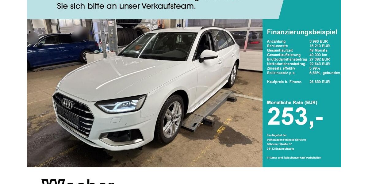 Audi A4 62.658 km 26.289 &euro; Weil der Stadt 71263