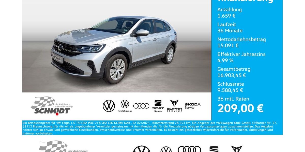 VW Taigo 28.553 km 16.750 &euro; Bernsdorf 09337