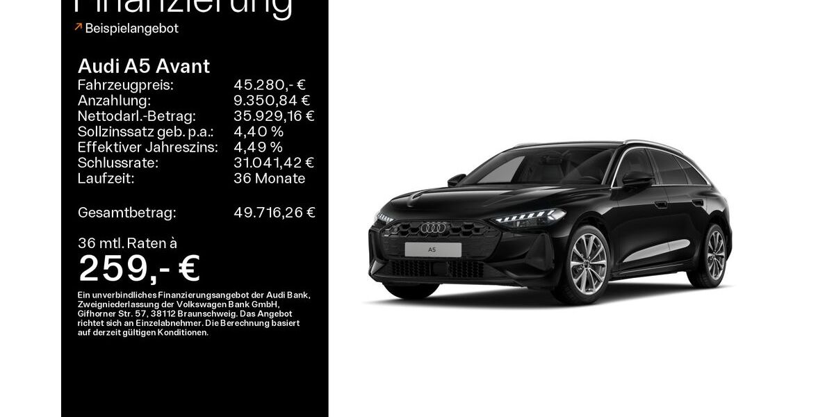 Audi A5 26.538 km 45.280 &euro; Ebern 96106