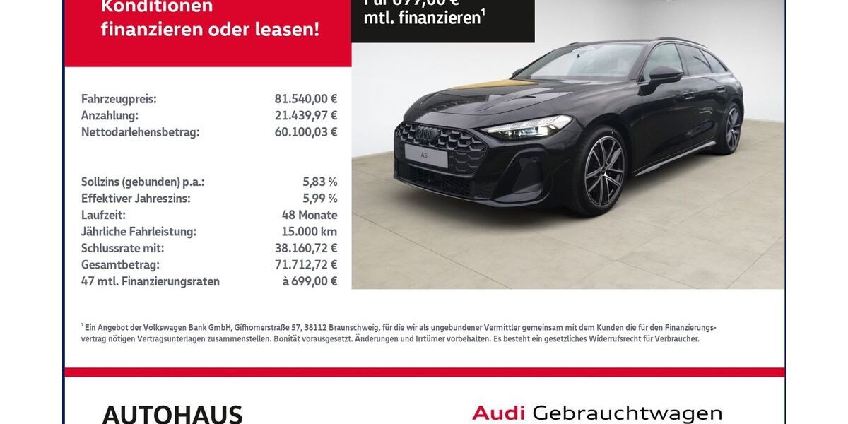 Audi A5 14.900 km 59.679 &euro; Bitterfeld-Wolfen 06749