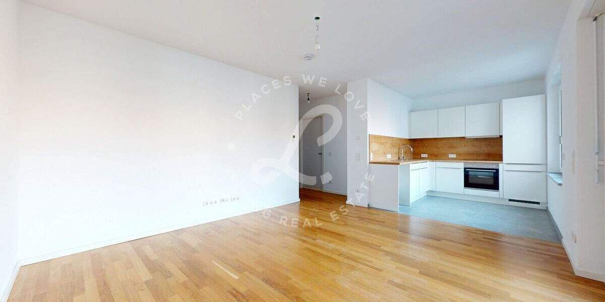 Neubau Erstbezug: Geschmackvolle 1-Zimmer-Wohnung mit Einbauküche & großzügigem Balkon 1 zimmer