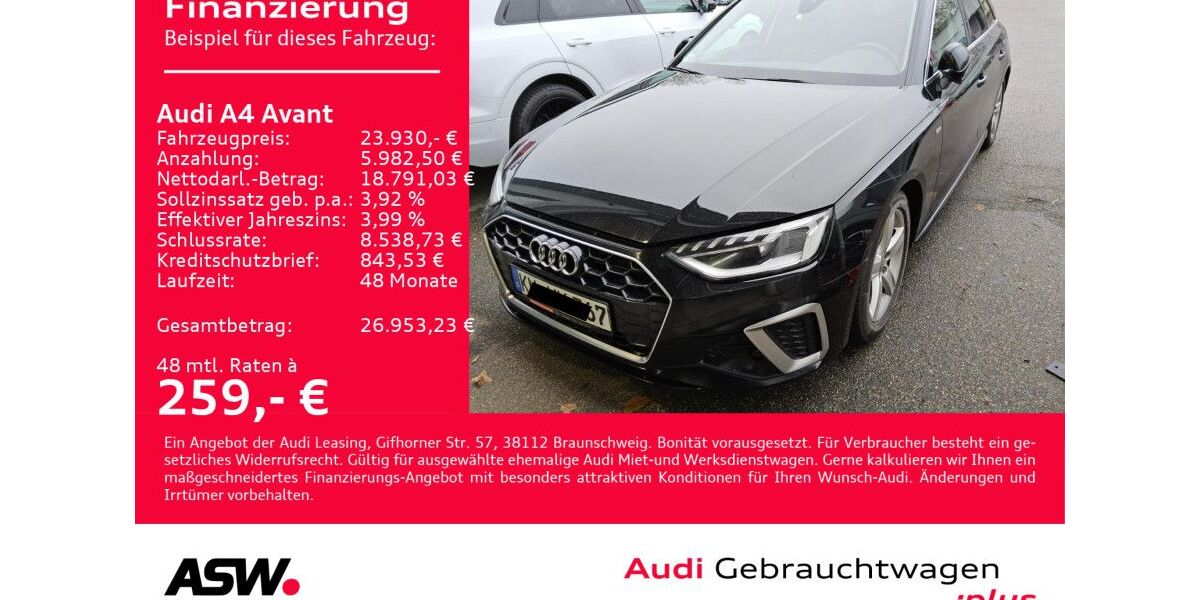 Audi A4 94.990 km 23.930 &euro; Heilbronn 74074