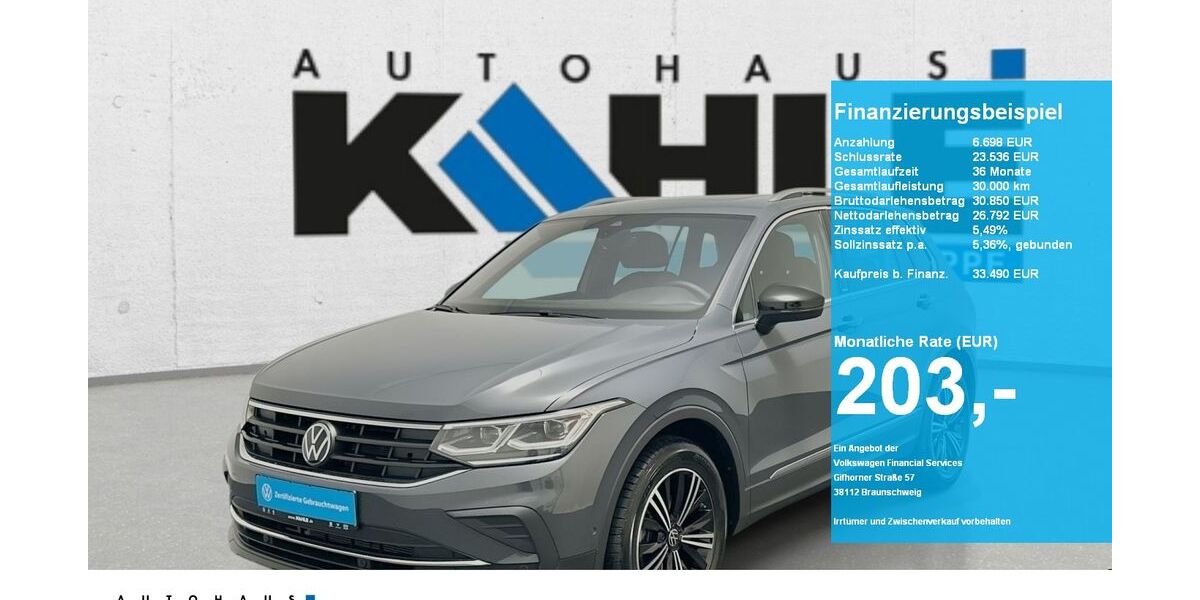 VW Tiguan 11.631 km 33.490 &euro; Neustadt am Rübenberge 31535