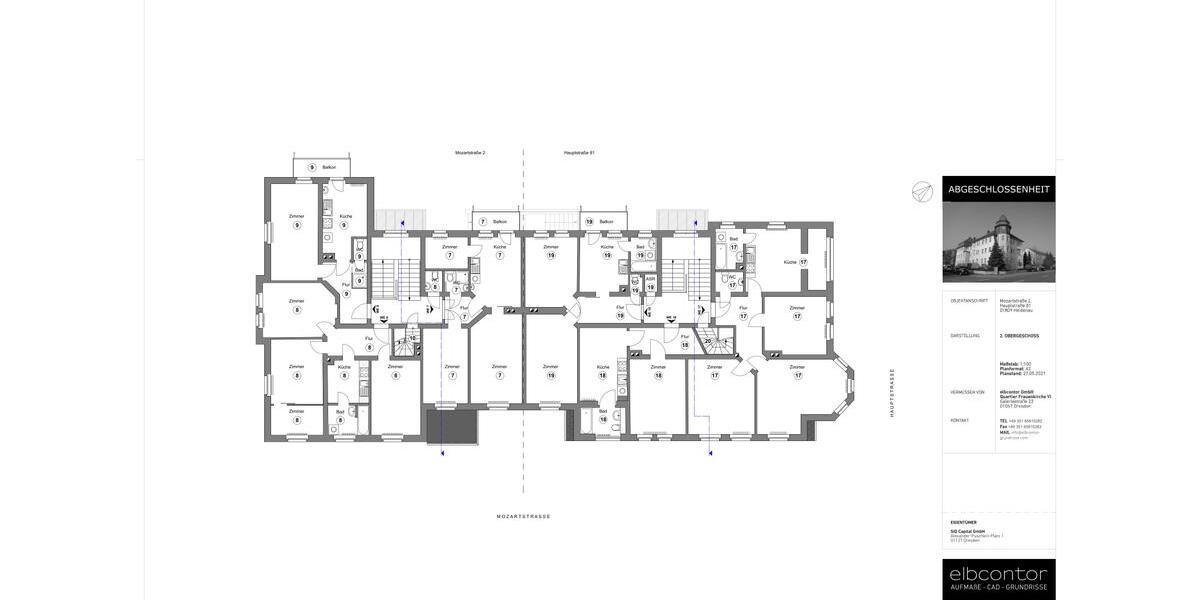 Etagenwohnung Heidenau - 2 Zimmer, 55 m&sup2;, 777&euro; | Angebot:26339276