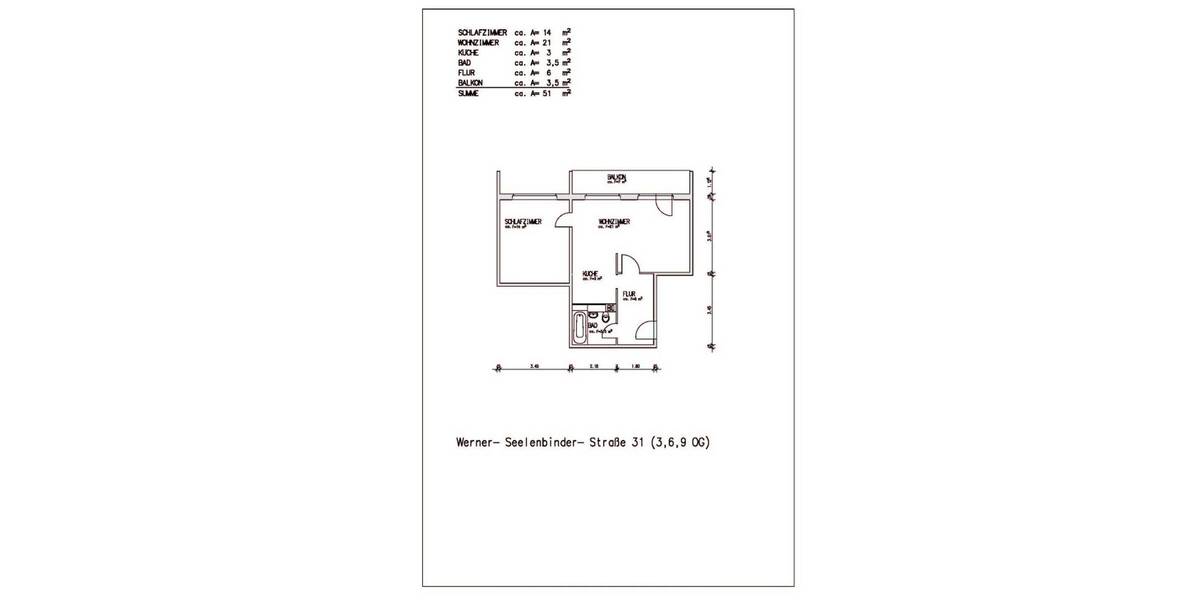 Etagenwohnung Hermsdorf - 2 Zimmer, 51 m&sup2;, 310&euro; | Angebot:25970191