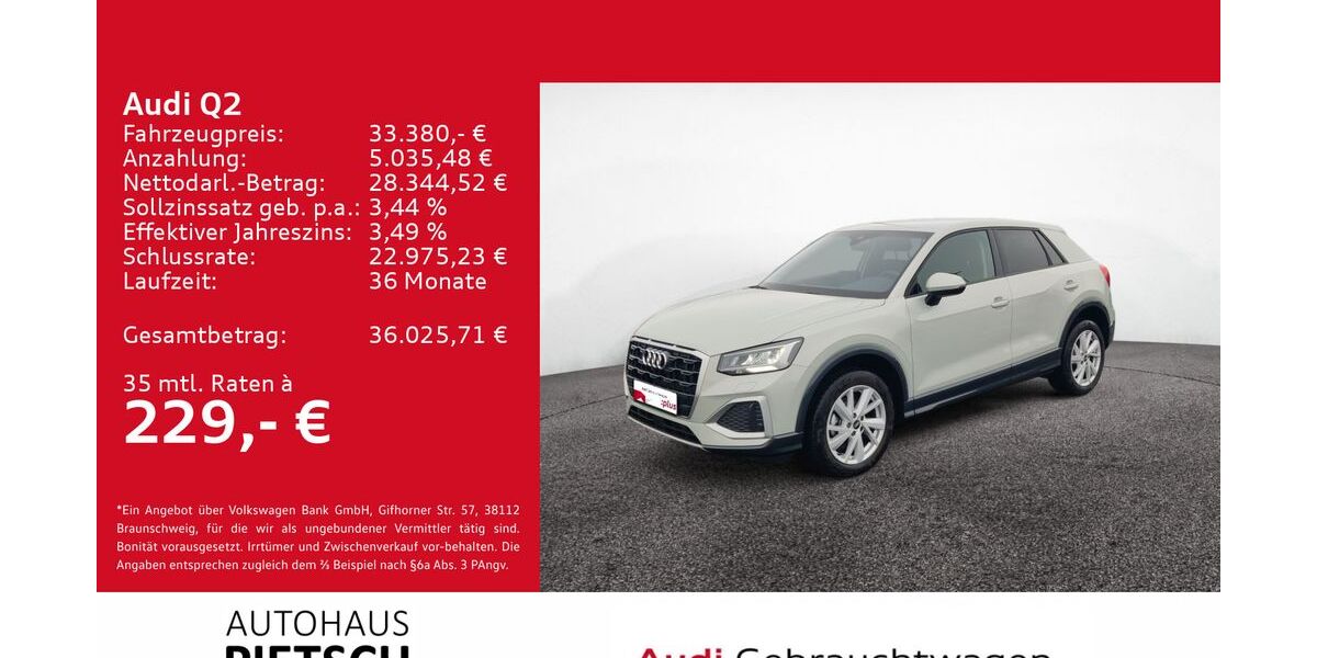 Audi Q2 7.425 km 33.380 &euro; Bünde 32257