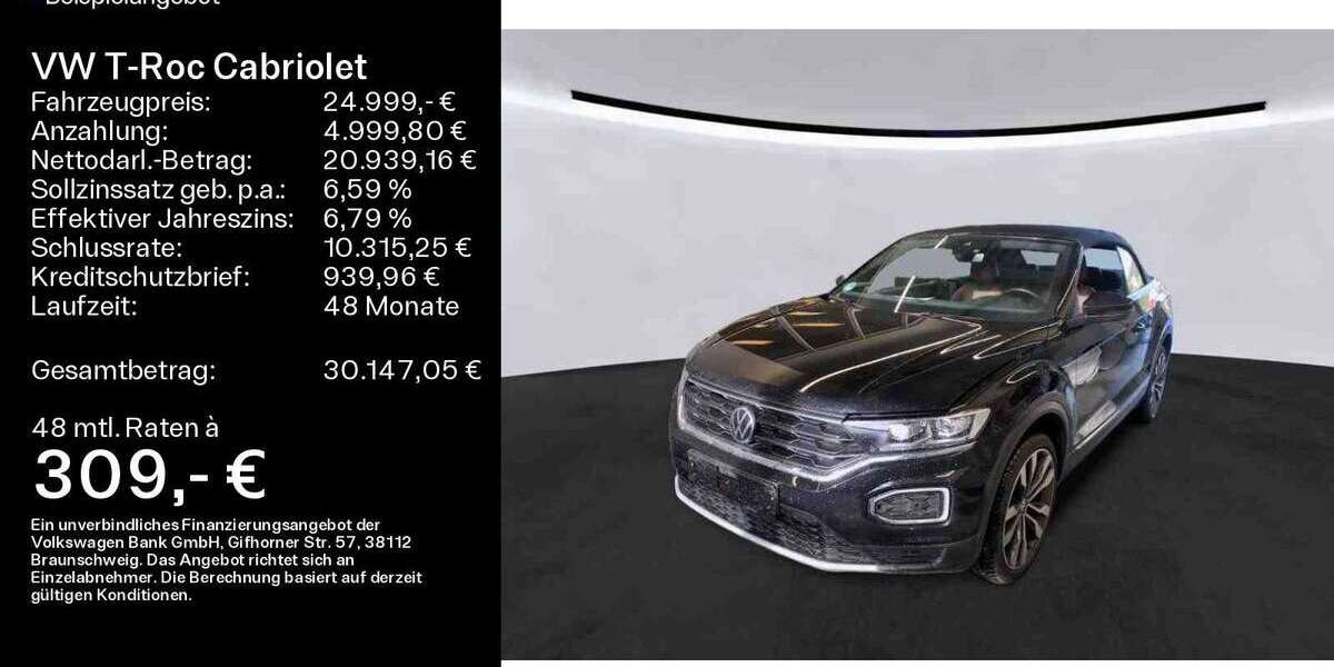 VW T-Roc 47.100 km 24.999 &euro; Linsengericht 63589