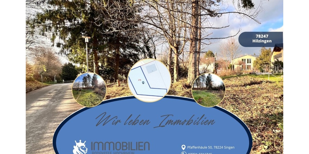 Seltene Gelegenheit: 1.214 m² Mischbaufläche Baugrundstück, Gewerbegrundstück - Grundstück - Grundstück Hilzingen | Angebot:24540575