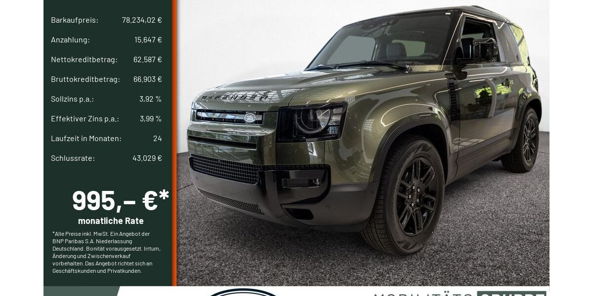 Land Rover Defender 2.541 km 78.234 &euro; Lüdenscheid 58507