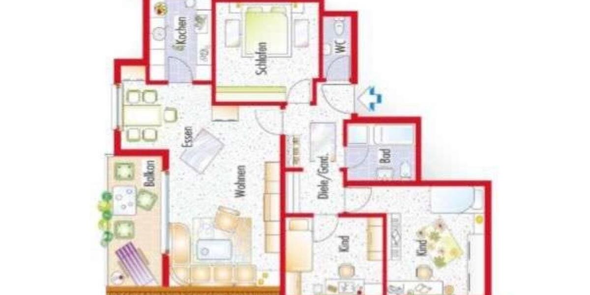 Dachgeschoßwohnung Filderstadt - 4.5 Zimmer, 90 m&sup2;, 349.000&euro; | Angebot:26890535