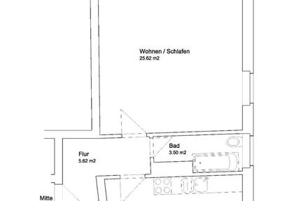 1 Raum Wohnung 1 zimmer