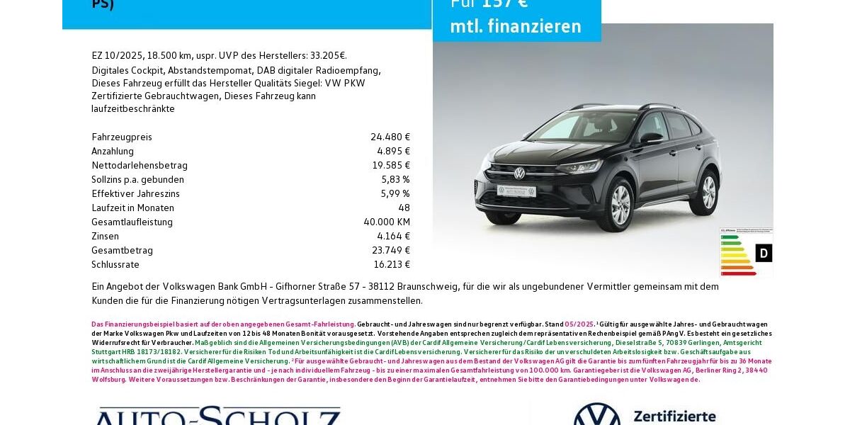 VW Taigo 18.500 km 24.480 &euro; Bayreuth 95448