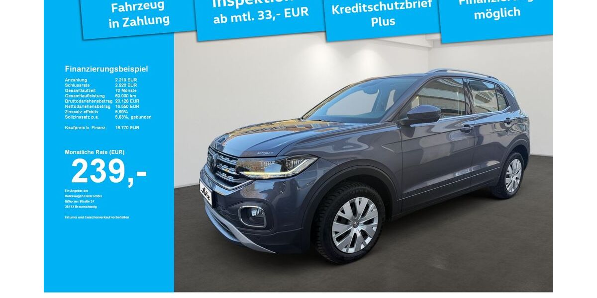 VW T-Cross 33.000 km 18.770 &euro; Lindenberg 88161