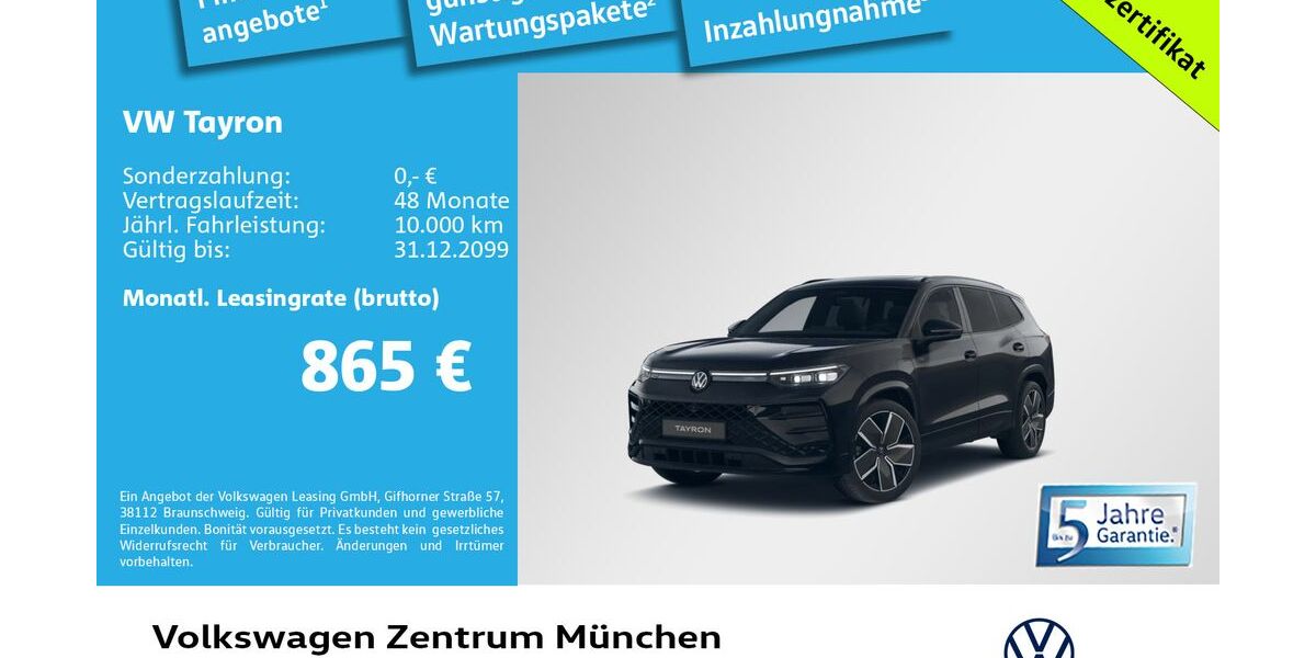 VW Tayron 7.980 km 62.980 &euro; München 80687