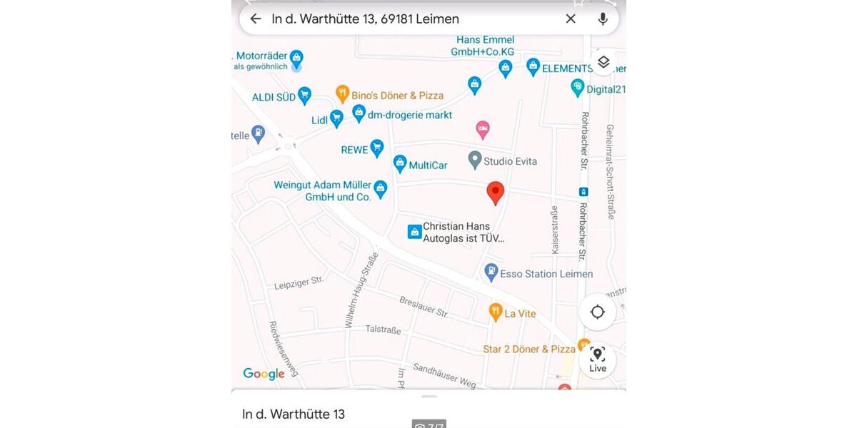 Maisonettenwohnung Leimen - 3 Zimmer, 75 m&sup2;, 1.250&euro; | Angebot:25392253