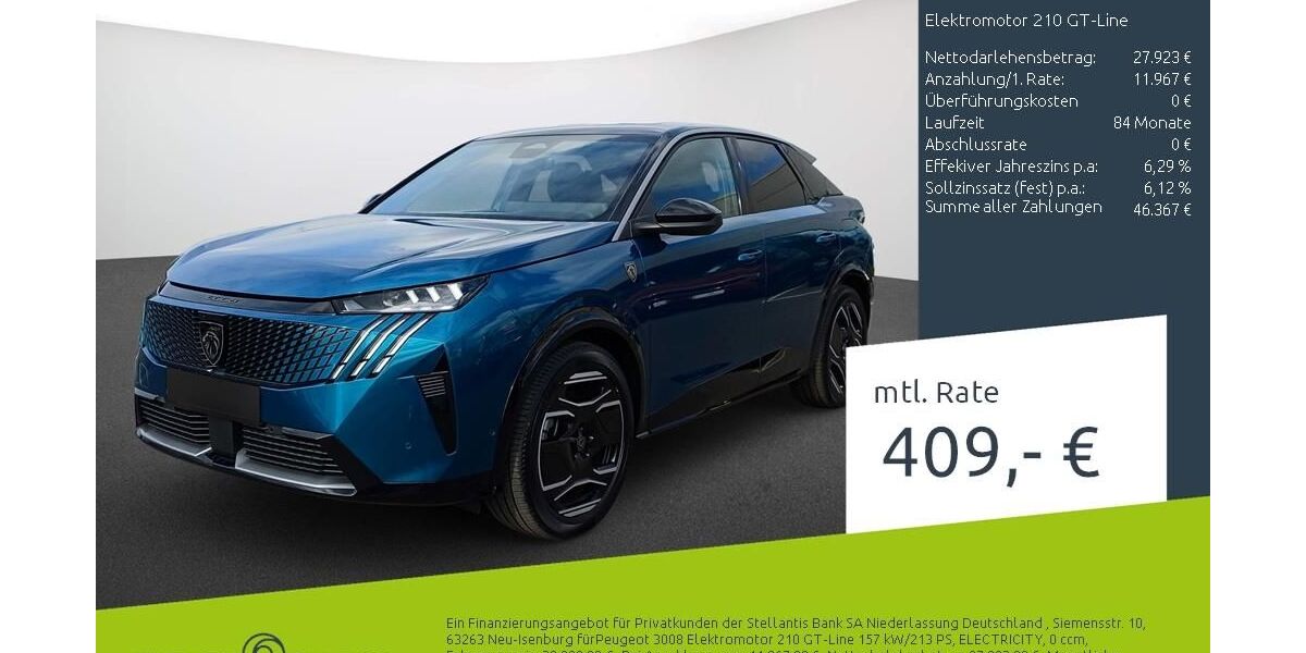 Peugeot 3008 21.787 km 39.890 &euro; Bocholt 46395