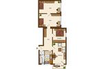 Etagenwohnung Cottbus Brunschwig - 4 Zimmer, 99 m&sup2;, 695&euro; | Angebot:26475141
