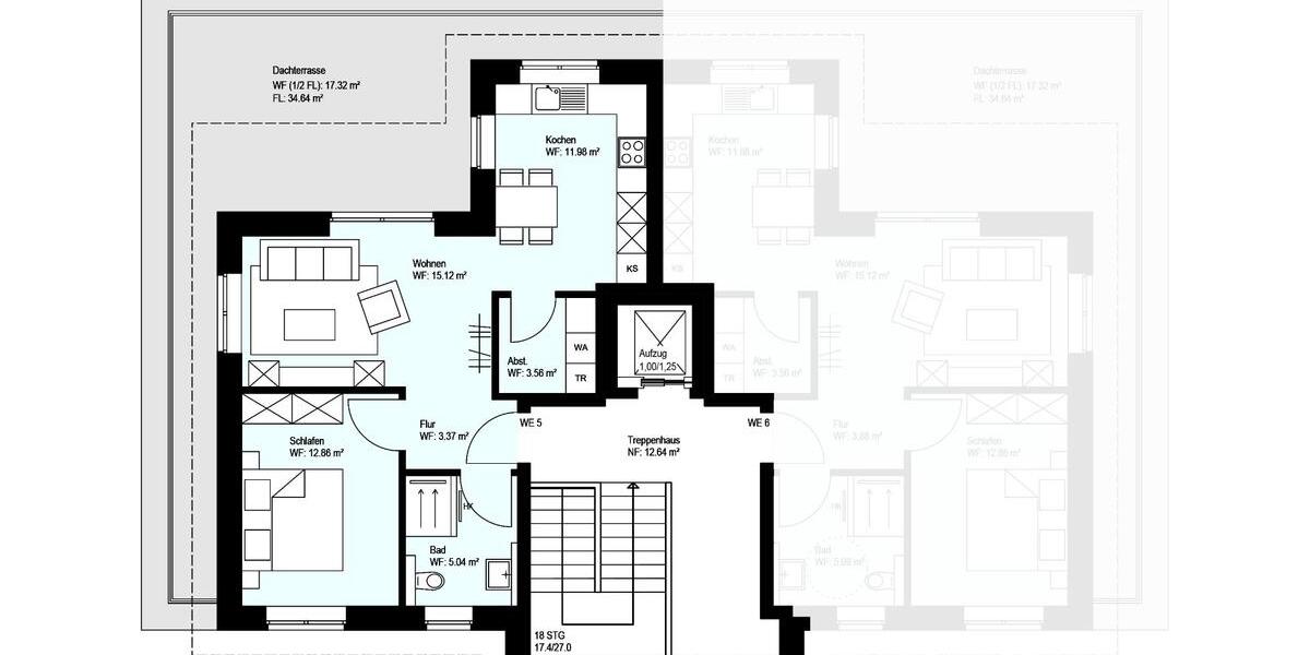 Einfamilienhaus Garrel - 2 Zimmer, 69 m&sup2;, 695&euro; | Angebot:26326371