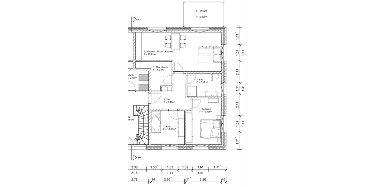 Erdgeschoßwohnung Winsen (Aller) - 3 Zimmer, 82 m&sup2;, 1.150&euro; | Angebot:25046253