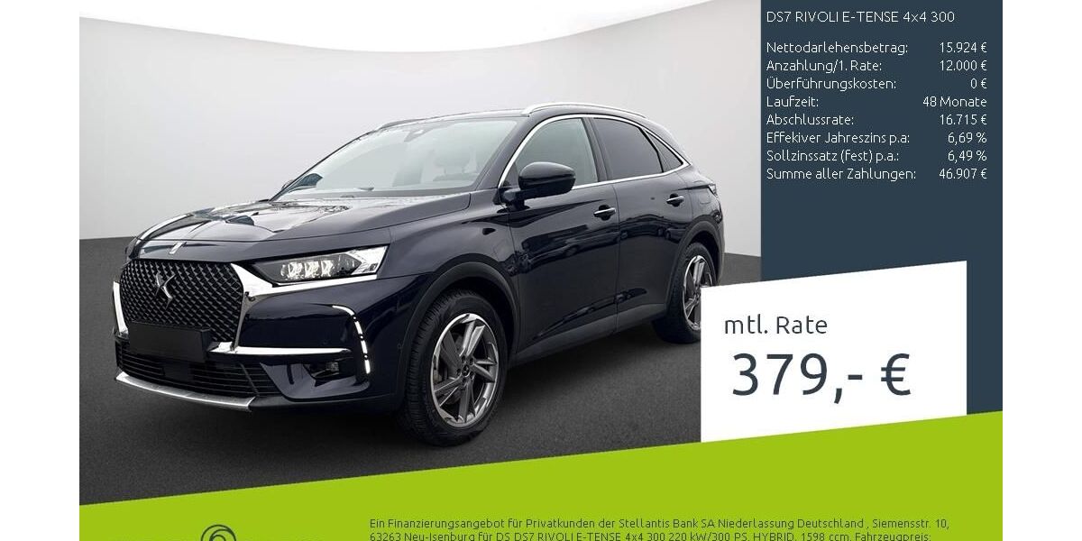 DS Automobiles DS7 (Crossback) 63.860 km 27.924 &euro; Dülmen 48249