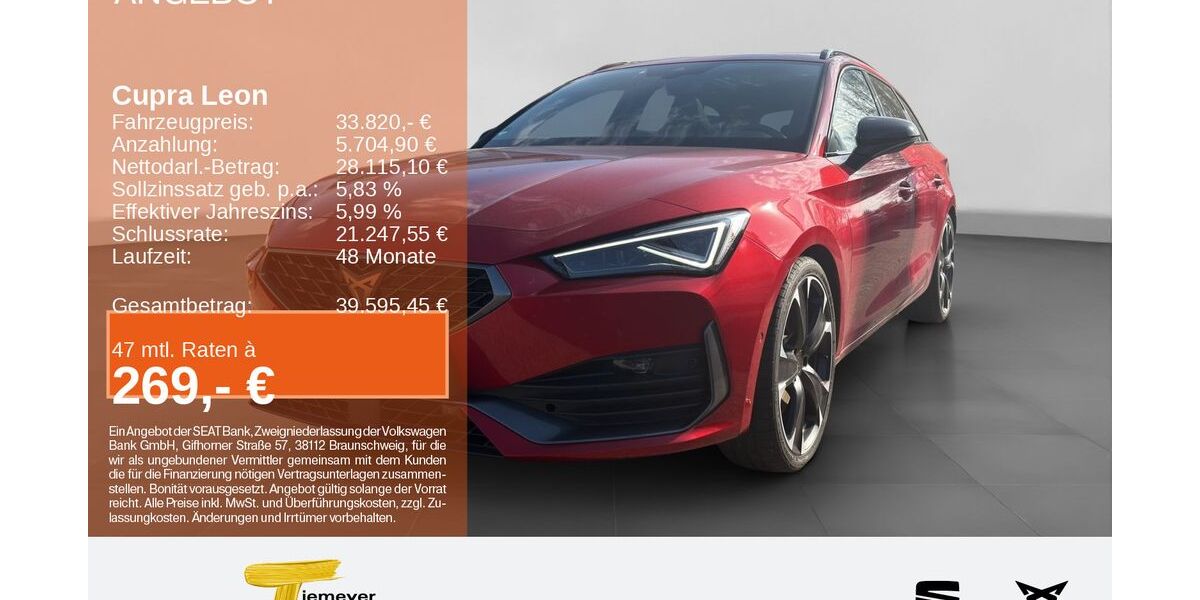 Cupra Leon 18.207 km 32.210 &euro; Lüdenscheid 58513