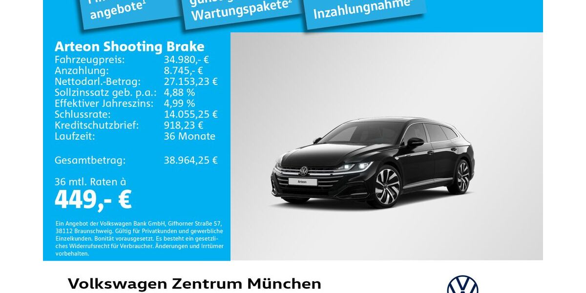 VW Arteon 44.867 km 34.980 &euro; München 80687