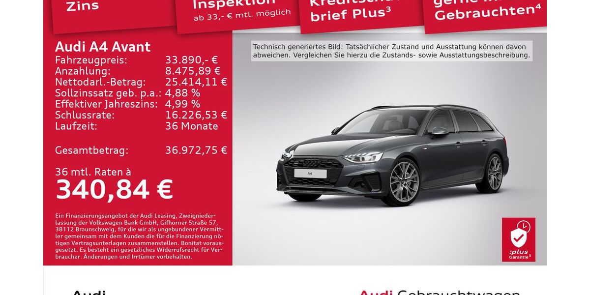Audi A4 74.088 km 32.980 &euro; Dresden 01169