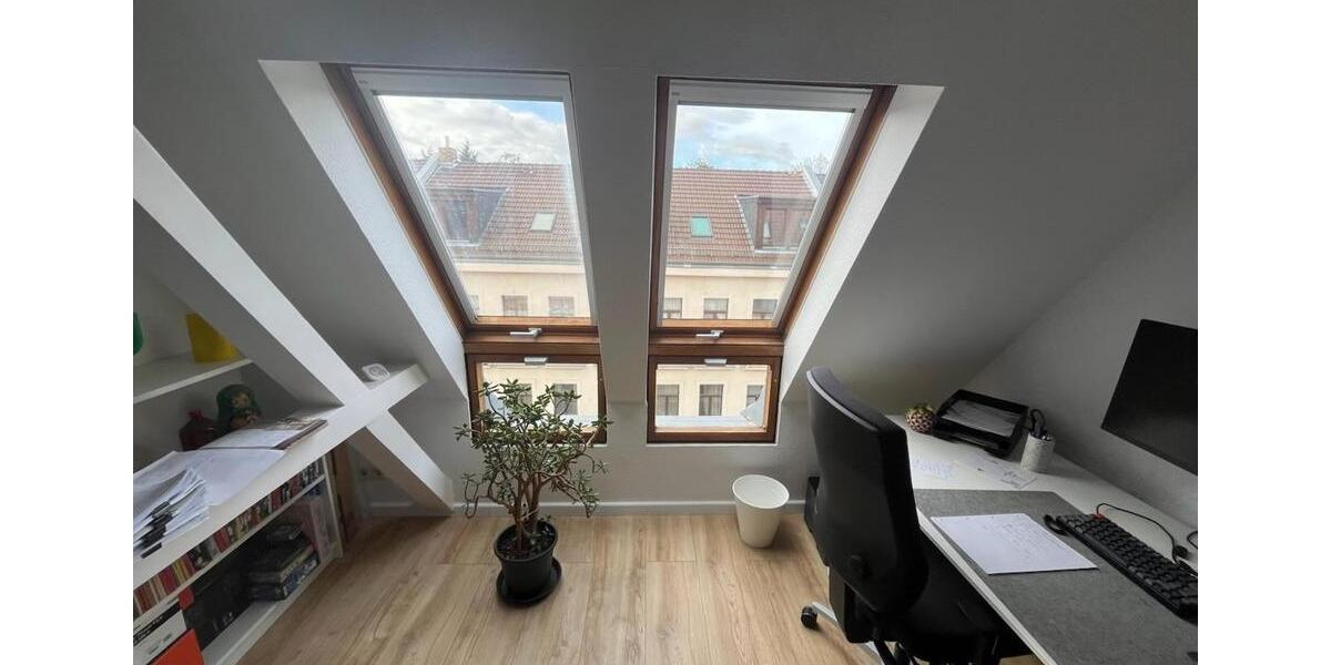 Dachgeschoßwohnung Leipzig Nordwest - 2 Zimmer, 58 m&sup2;, 520&euro; | Angebot:26279153