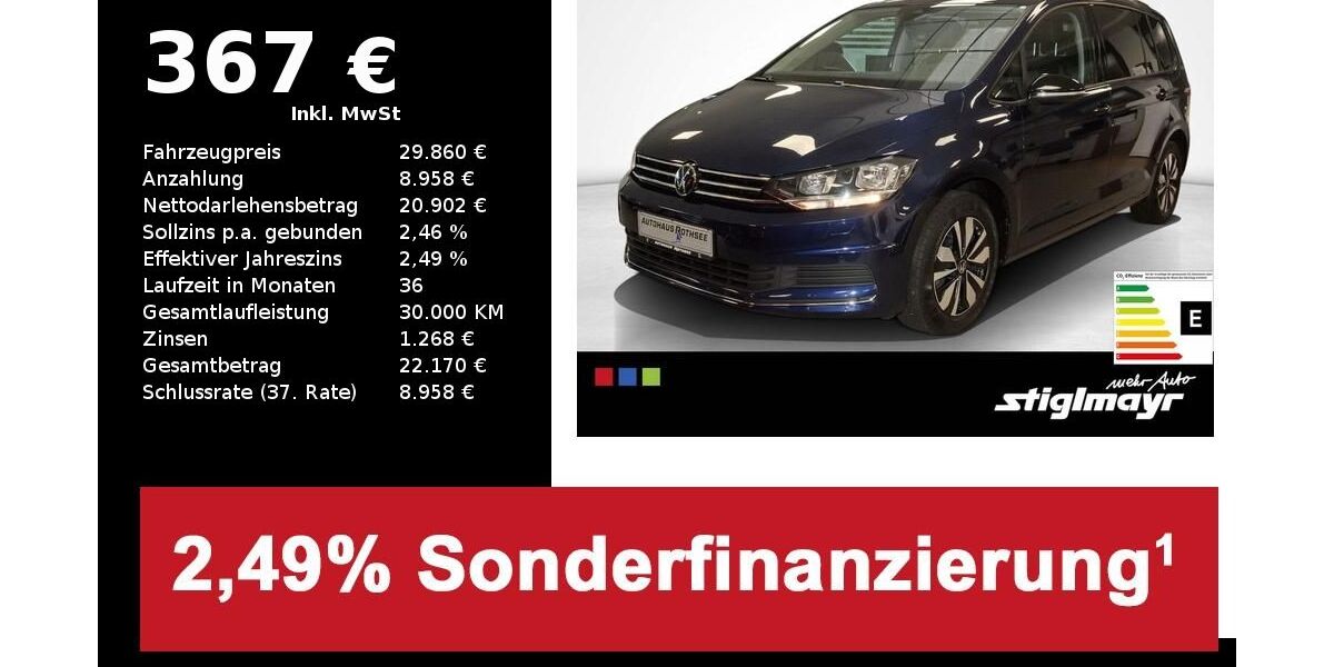 VW Touran 21.786 km 29.860 &euro; Hilpoltstein 91161