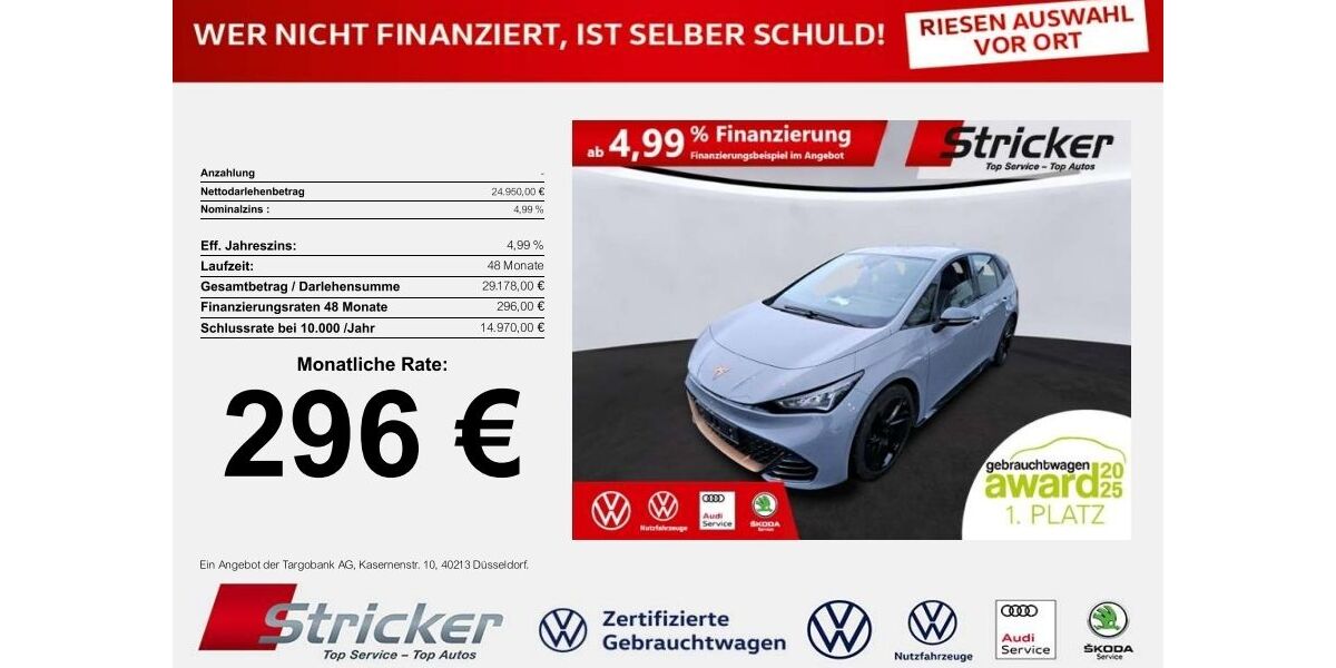 Cupra Born 47.888 km 24.949 &euro; Horn-Bad Meinberg 32805