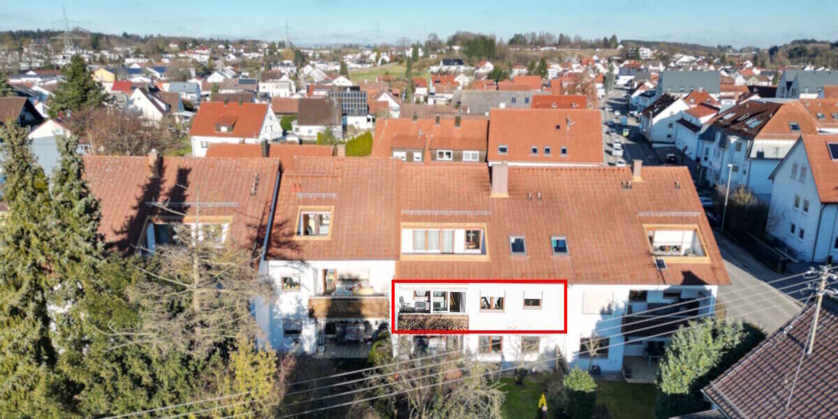 Etagenwohnung Senden Wullenstetten - 3 Zimmer, 82 m&sup2;, 1.000&euro; | Angebot:26817283