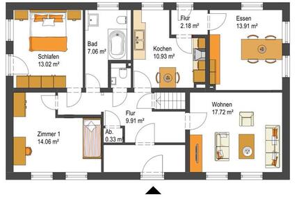 Erdgeschoss 4ZKB in Zeven 4 zimmer