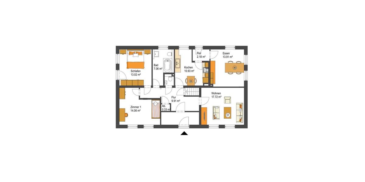 Erdgeschoss 4ZKB in Zeven 4 zimmer