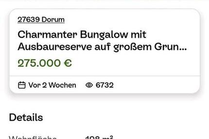 Haus Geestland - 4 Zimmer, 120 m&sup2;, 275.000&euro; | Angebot:25589400