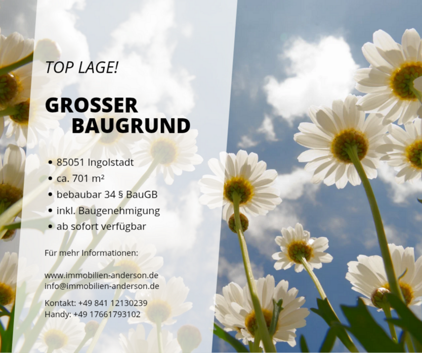 Grundstück zu verkaufen in Ingolstadt 650.000 € 701 m²