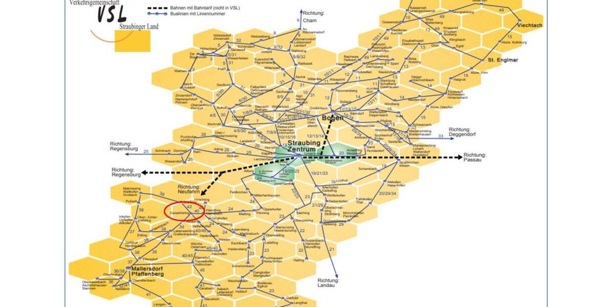 3 Zimmer-Wohnung in Geiselhöring, Küche & Balkon, zentr & ruhig 4 zimmer