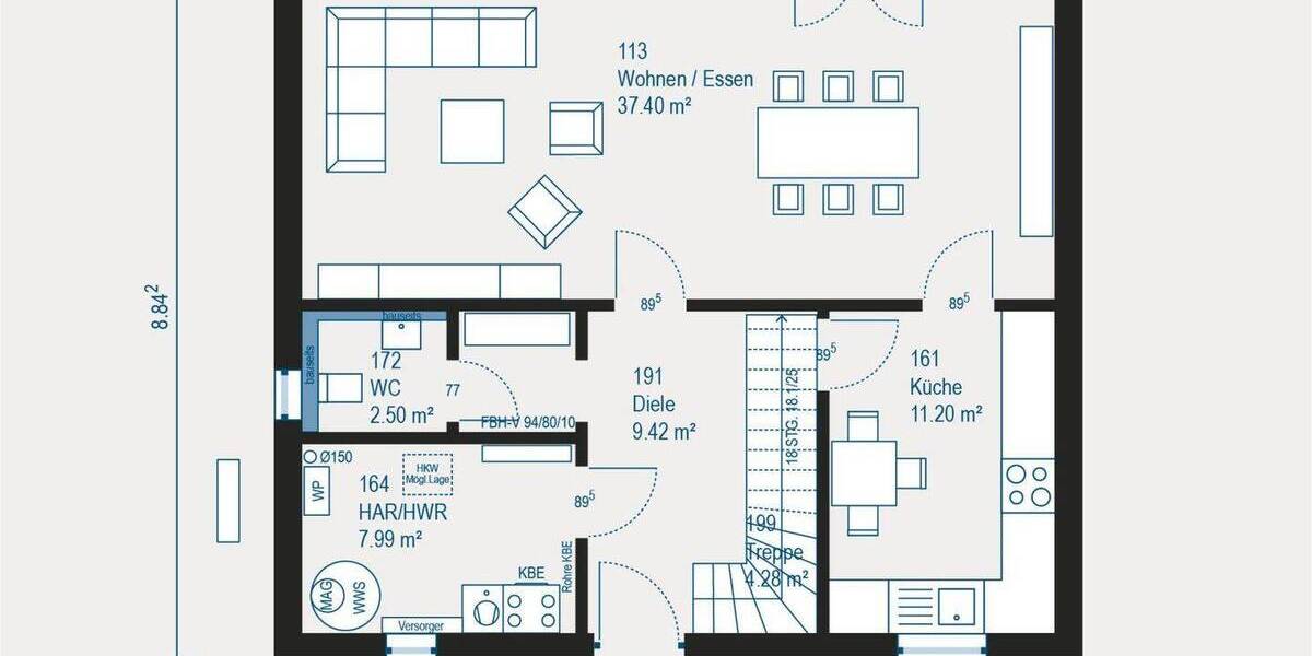 Einfamilienhaus Meiningen - 4 Zimmer, 143 m&sup2;, 359.000&euro; | Angebot:25672548